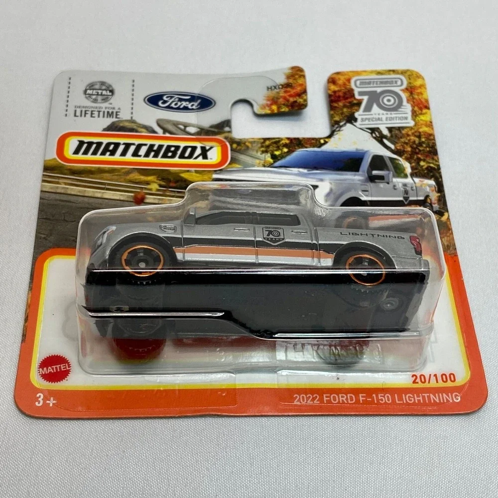 Matchbox 2022 Ford F-150‎ Lightning 70 Years Special Edition MBX Short Card 2024